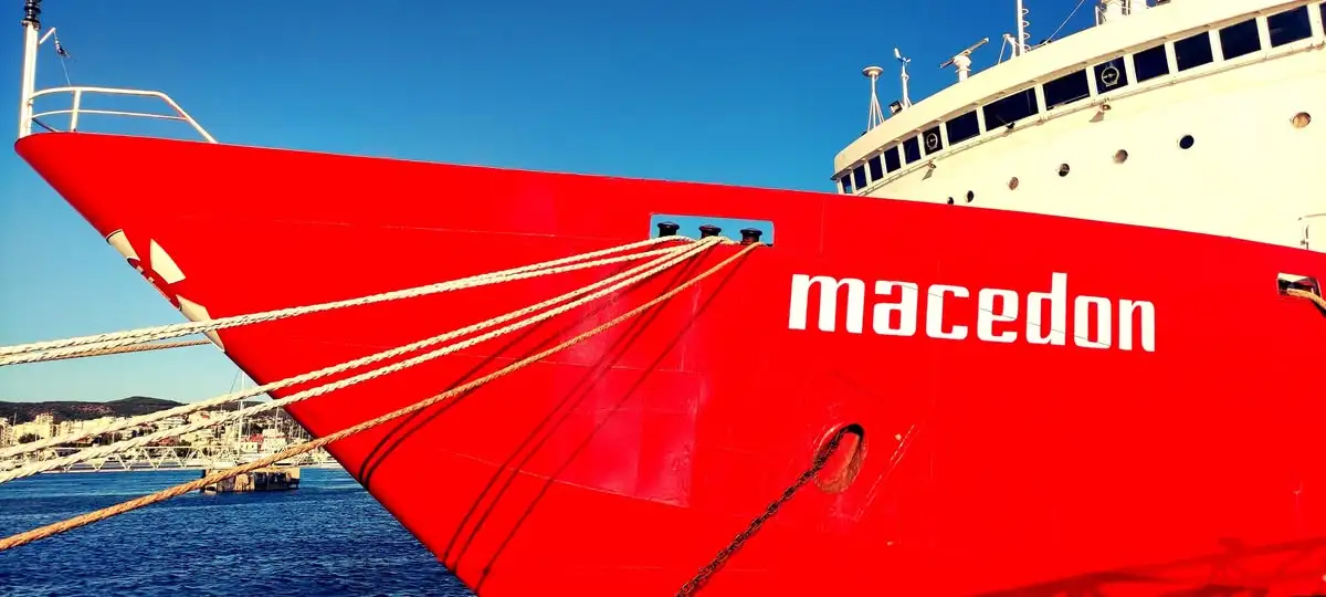 La nave Macedon della Goutos Lines