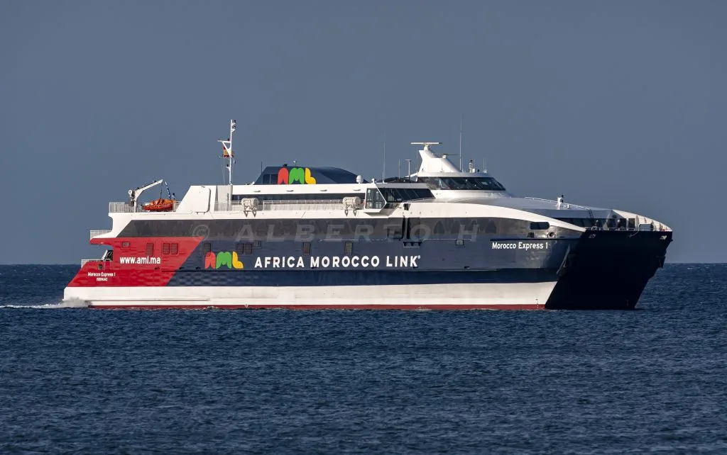 Morocco Express 1 fa parte della flotta AML - Prenotazioni su Traghetti Sealines