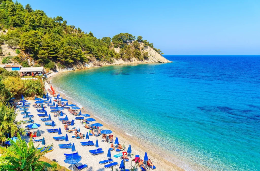 Le acque cristalline delle spiagge di Samos