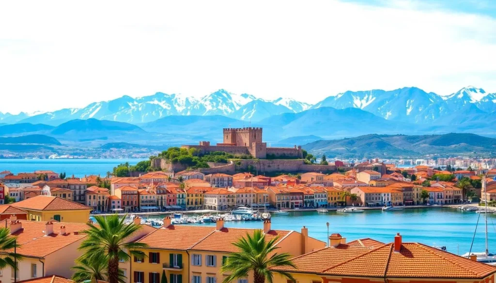 Una veduta di Ajaccio, l'affascinante capoluogo dell'isola